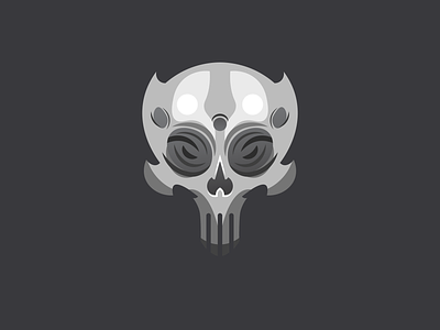 Alien Skull 3d abstract alien alien skull animation branding design face graphic design icon illustration logo minimal skull symbol ui vector