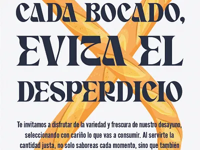 Campaña contra el desperdicio de alimentos | Dynamic Hotels graphic design