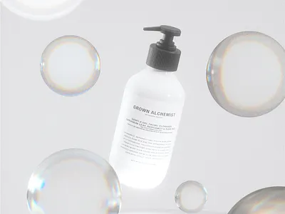 Grown Alchemist 3d blender blender3d branding cosmetics design graphic design grownalchemist motion graphics