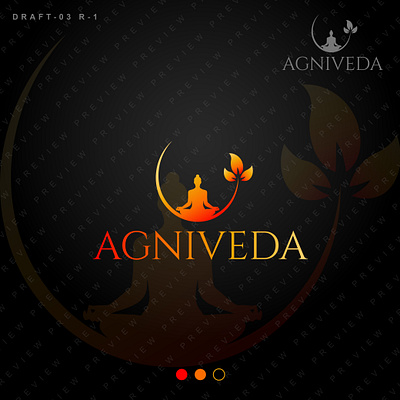 Agniveda branding graphic design