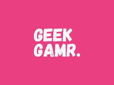 Geek Gamr ® | Visual identity branding logo tees video games