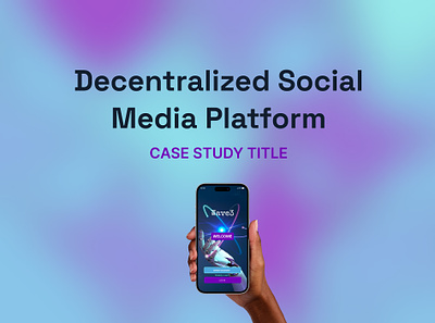 Wave3: Decentralized Social Media Platform