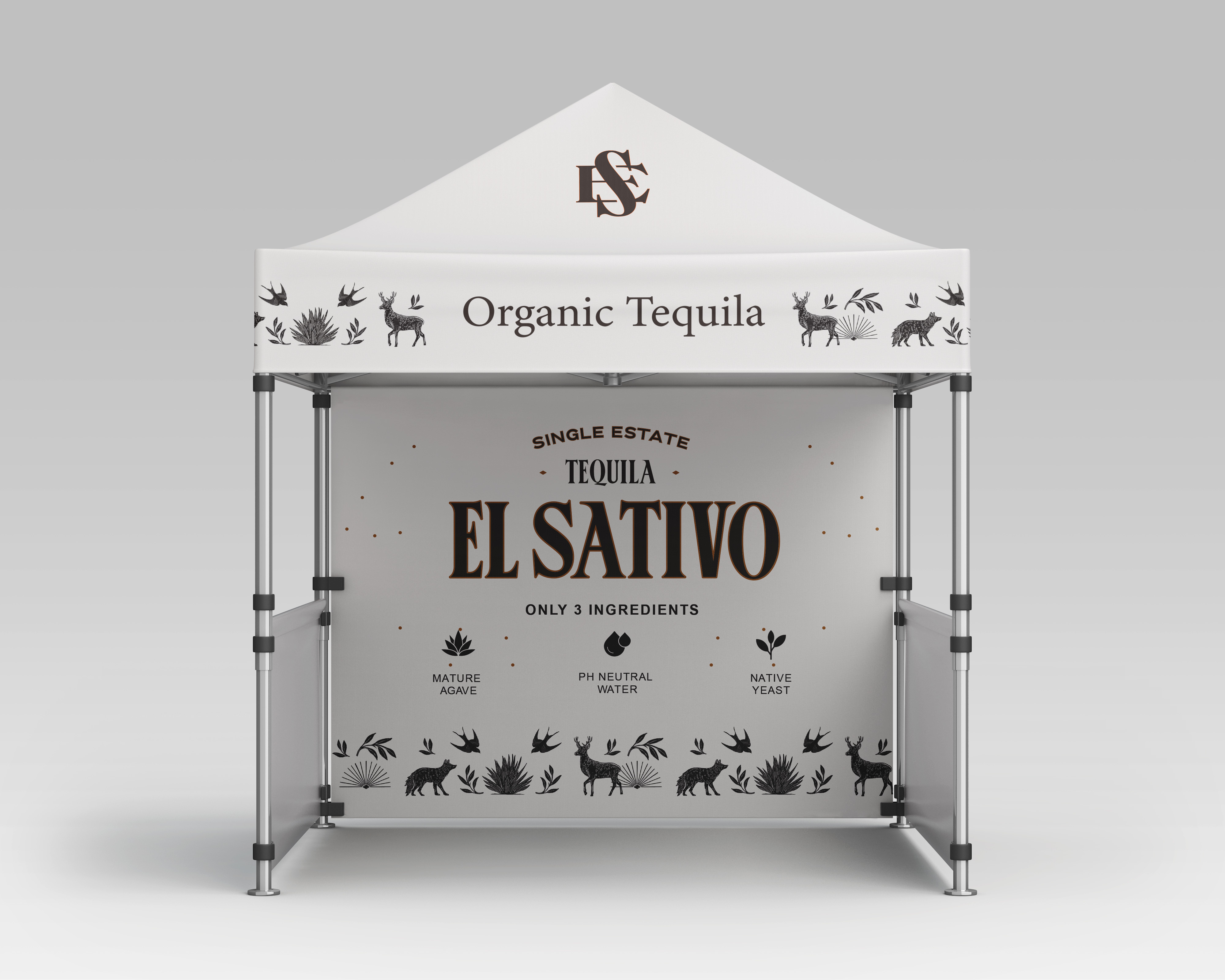 Example of Popup Canopy Tent Design For Exhibation