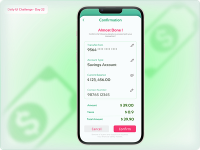 Daily UI Challenge #22 - Payment Confirmation daily ui challenge daily ui challenge 22 design fintech graphic design hype 4 academy illustration payment confirmation screen ui ux ux design