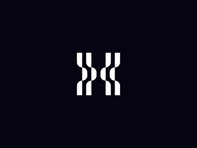 H - Crypto management tools logo design crypto design logo logomark minimal signal
