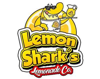 Lemon Shark Logo/Brand ID brand identity branding design graphic design illustration logo