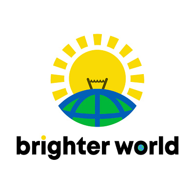 Brighter World Logo/Brand ID brand identity branding design graphic design illustration logo