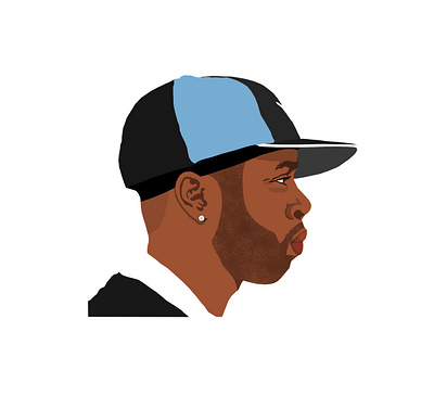J Dilla Profile Illustration hip hop illustration