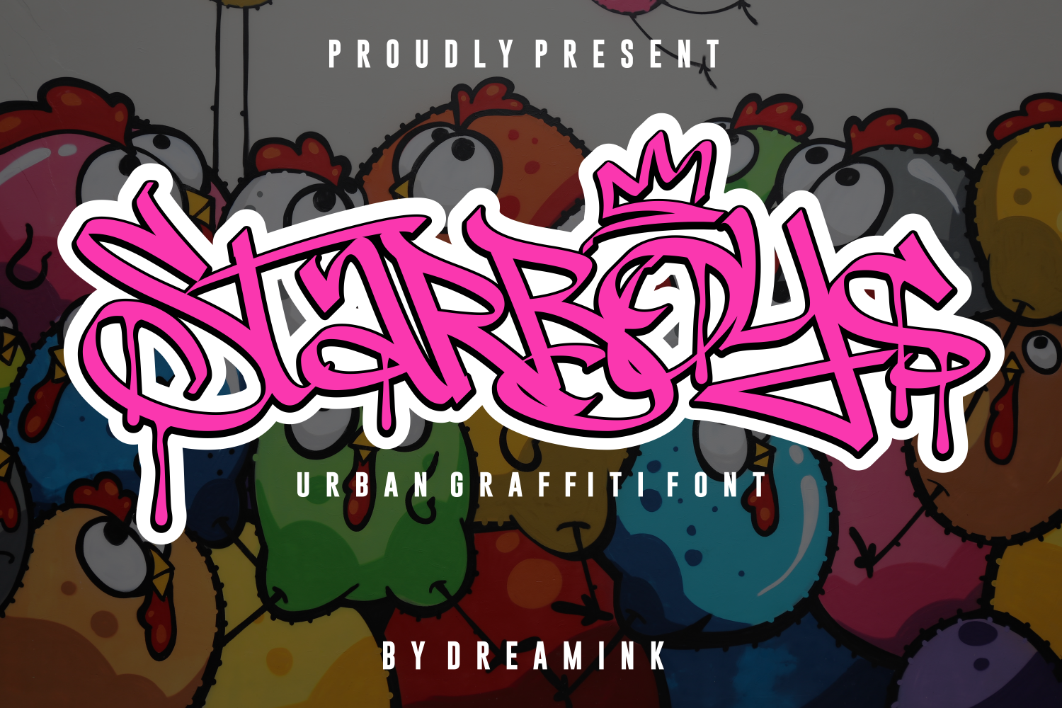 Starboys - Graffiti Font by Dreamink alphabet as branding cute design font graffiti graphic design lettering logo street art typeface typography urban vector