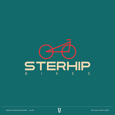 STERHIP BIKES - Day 24 Daily Logo Challenge branding graphic design logo