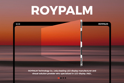 RoyPalm Technology Official Website Design by Sumaart ai ai assisted landscape technology led led website midjourney product website roypalm sumaart ui ui design ux web design website design