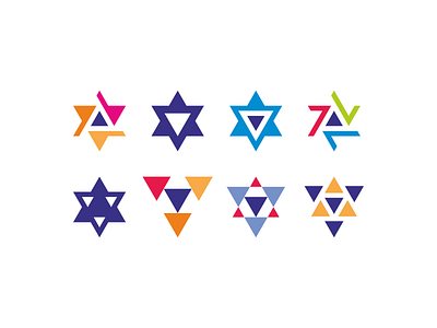 Triangle stars design graphic design icons logo stars triangle vector