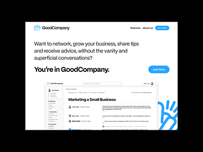 GoodCompany Web Design & Web App Design design landing page ui web app web design