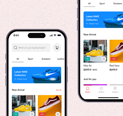 Shoe Gbengbe - A Mobile Shoe Store e commerce logo ui ux