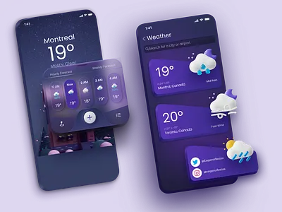 Weather Mobile App emperor emperorbrains figma forecasting mobileweather realtimeweather stayinformed ui uiux ux weatheralerts weatherapp weatherdata weatherforecast weathernow weathertech weathertracker weatherupdates weatherwatch weatherwizard
