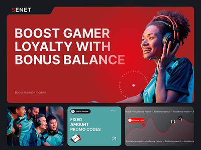 bonus balance module banner for gaming company