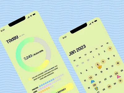 Calorie Tracking App UI ui