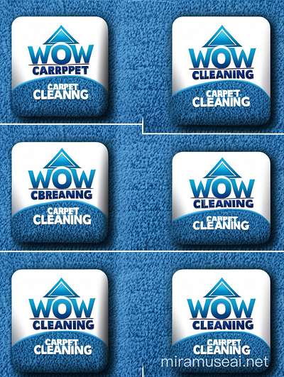 Logo and Poster Design branding carpet cleaning graphic design