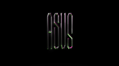 Asus 3D Type 3dtype asus cyberpunk lettering