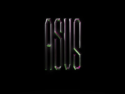 Asus 3D Type 3dtype asus cyberpunk lettering