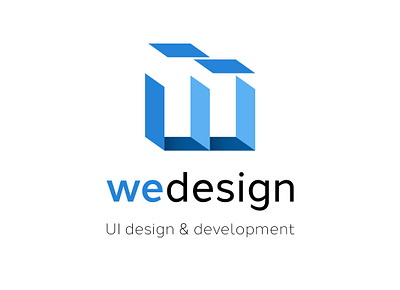 We Design Logo branding graphic design logo