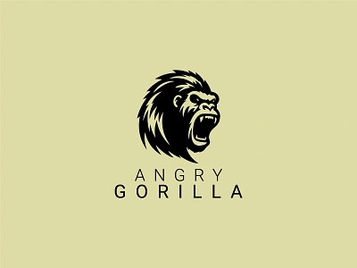 Gorilla Logo animal app logo back silver beast dribbble logo fighter gorilla fight gorilla head gorilla logo gorillas jungle kingkong monkey shillhouette silverback strong top goriila warrior gorilla warrior logo zoo