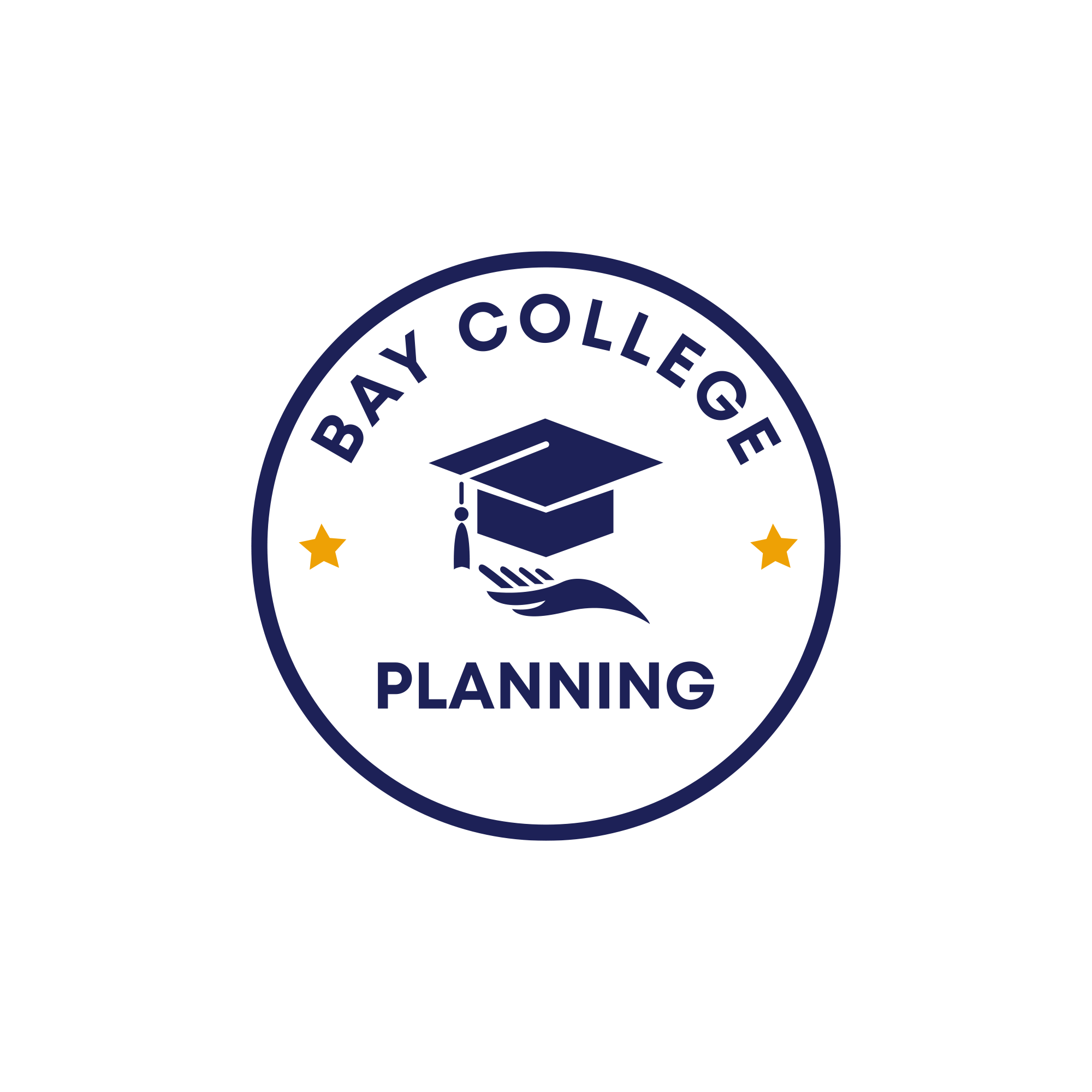 COLLEGE PLANING BRAND! brand college hand hands help logo circle support vintage