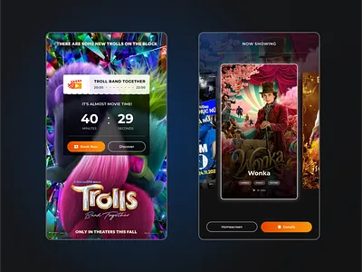 Self-service ticketing kiosk application cinema cinema kiosk design designthinking graphic design productdesign self ticketing ui ux
