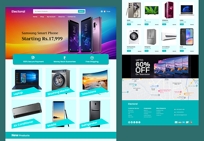 Electronics Store Web Template ecommerce ecommerce design ecommerce store ecommerce web development ecommerce website ecommerce website design online store web design web development wordpress