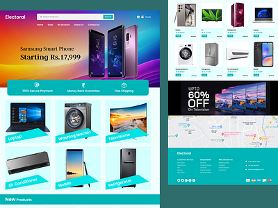 Electronics Store Web Template ecommerce ecommerce design ecommerce store ecommerce web development ecommerce website ecommerce website design online store web design web development wordpress