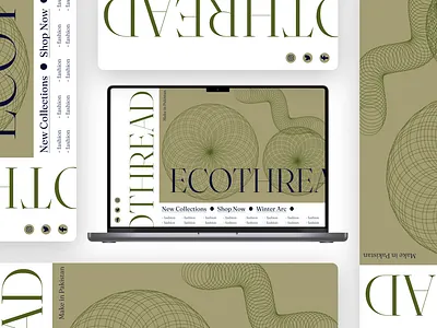 EchoThread Fashion Mockup Design | Figma branding clothing clothing design store clothing store fashion graphic design logo minimalistic motion graphics simple ui uiux unique web design