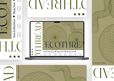 EchoThread Fashion Mockup Design | Figma branding clothing clothing design store clothing store fashion graphic design logo minimalistic motion graphics simple ui uiux unique web design