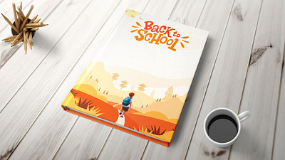 Сhildren's Back To School book Cover advertising book cover character character design children illustration childrens book coraline digital art editorial education educational ilustração infantil kidlit picture book school school project study teacher teaching textbook