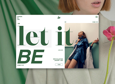BE - Let it be / Exploring layout brand identity branding design fashion graphic design layout ui