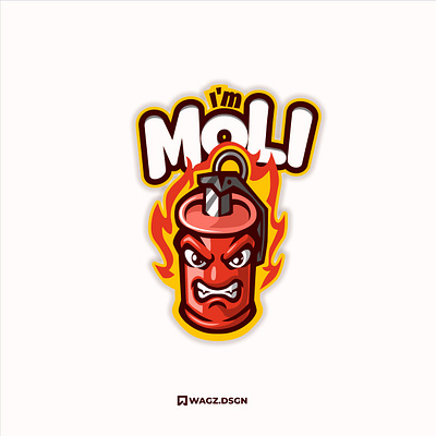 MOLOTOV design esport esportlogo games graphic design illustration logo logo mascot mascot mascot logo moli molotov molotov logo vector