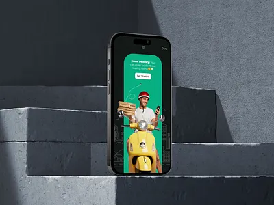 Efficient Food Delivery App Design by Nimble Appgenie animation branding food app design food delivery food delivery app design graphic design ui