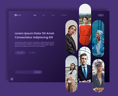 Website's Hero Section UI Design figma nuysdev nuysdzin raisul hasan rafi ui ui design