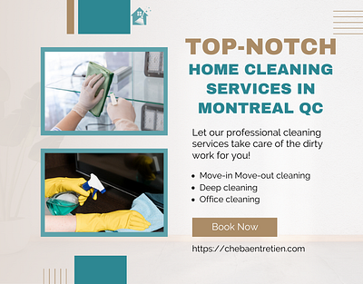 Commercial Cleaning Services In Montreal QC 3d branding motion graphics