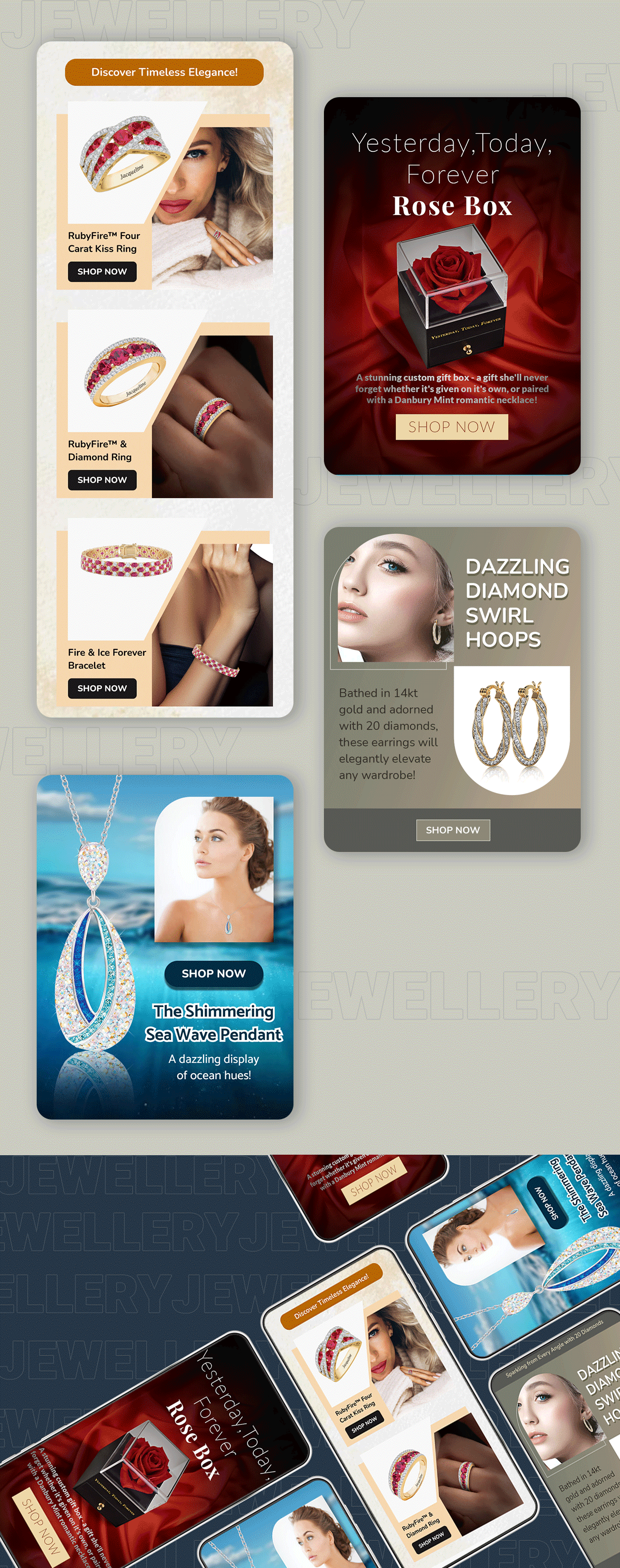 Danbury Mint - Email Designs danbury mint email marketing email templates