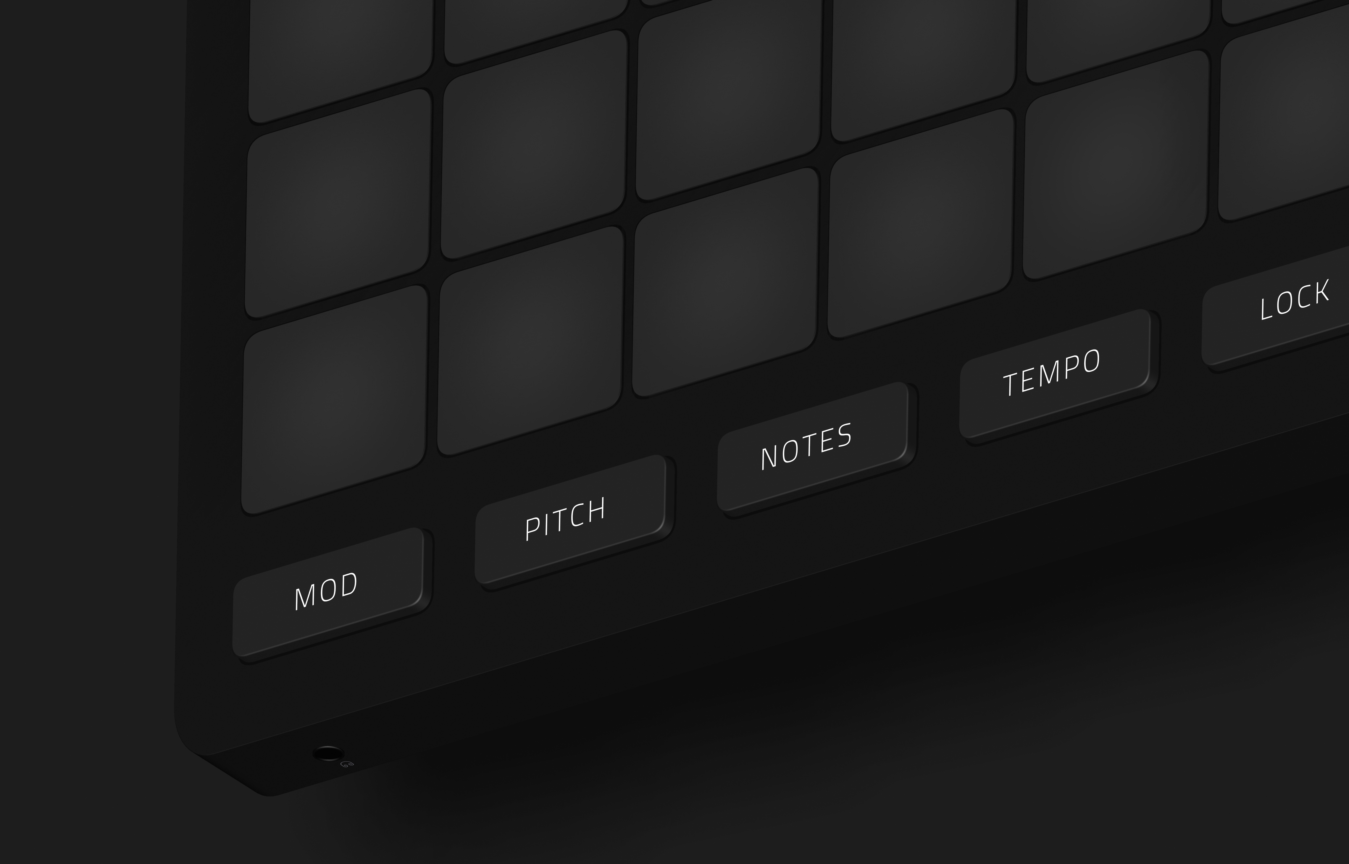 Wavety Portable Sequencer. Pilot V 0.2.1 3d ablton audio audio editor audio workstation composer industrial design minimalism music app music maker music software music studio music workstation product design rendering sampler sequencer sound record ui visual design