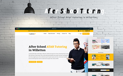 Online Educational Web Landing Page. educationlanding figma landingpage ui ui design ux websiteui