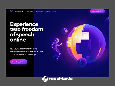 Social Landing Page landing web design