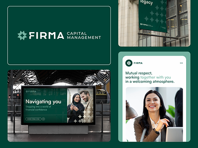 FIRMA Capital Management Branding brand and identity branding design graphic design icon logo vector