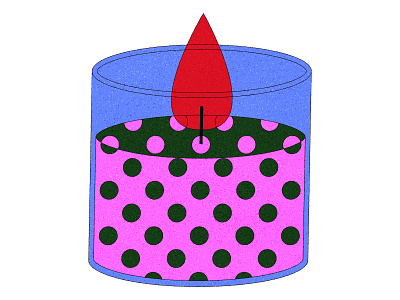 Candle 🕯️ burning candle fire illustration