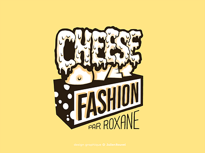 Cheese Over Fashion – logotype adobe fresco branding cheese cheeseoverfashion creamy fashion graphic design lettering logo logotype yellow
