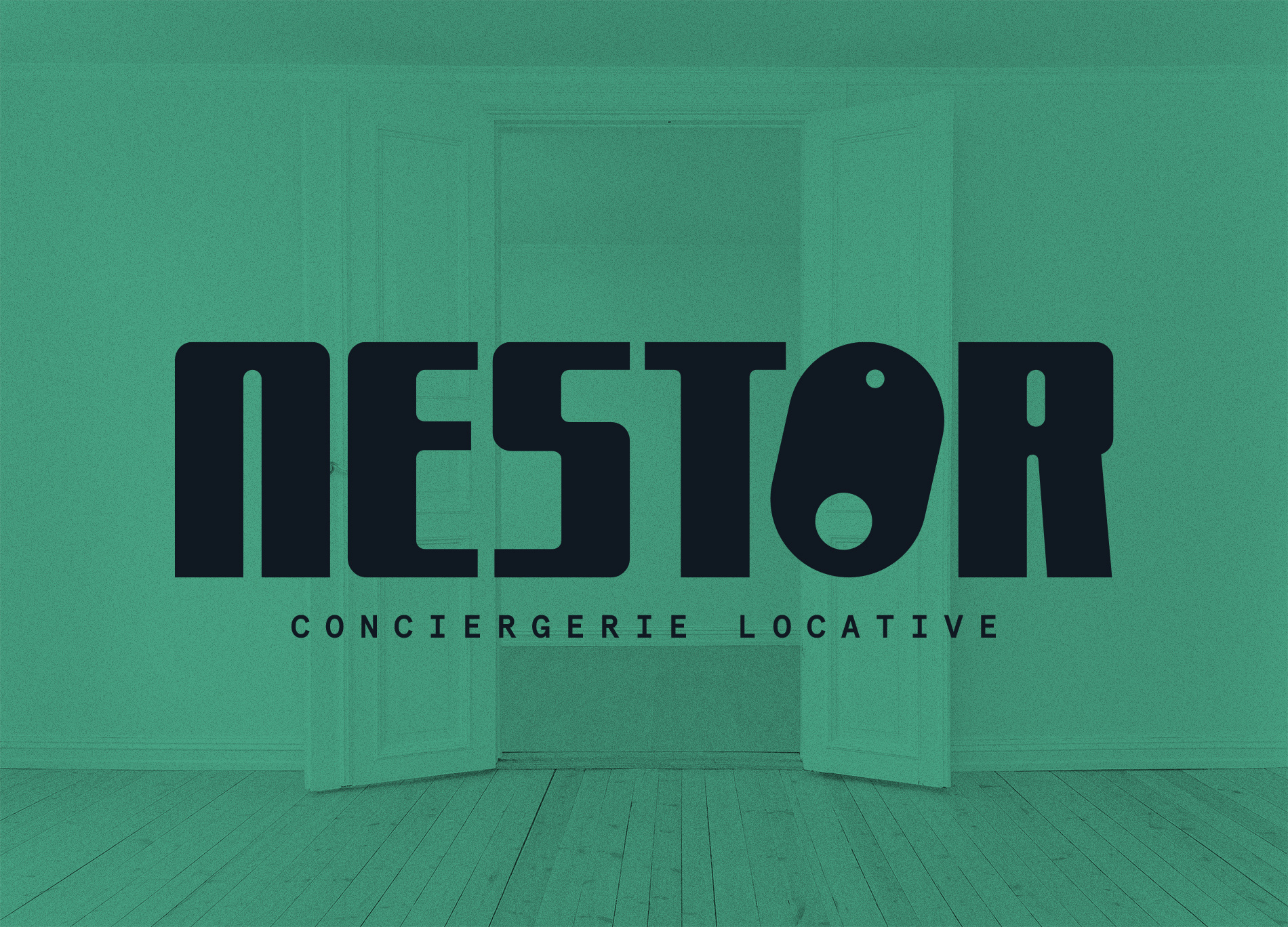Nestor agence airbnb brand board branding charte graphique direction artistique gallodrome graphiste hauts de france identité identité visuelle immobilier lambersart lille logo logotype marque