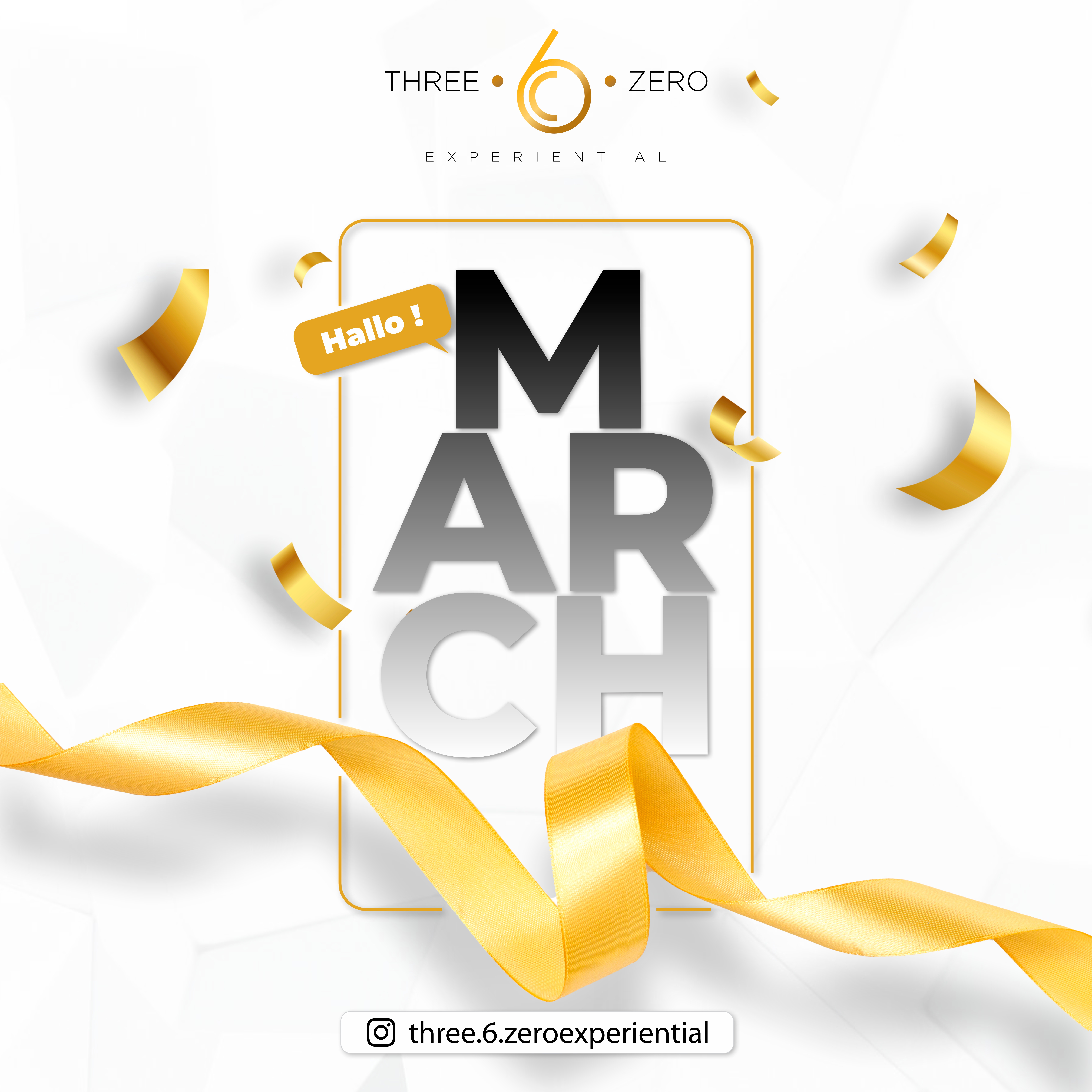 THREE6ZERO EXPERIENTIAL SOCIAL MEDIA DESIGN branding graphic design
