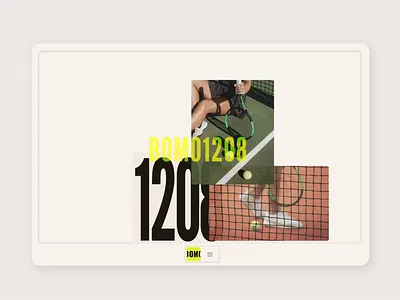 Tenis store adobe after effects animation design e commerce figma online store prototype slider sport ui uitrends uxui web webdesign