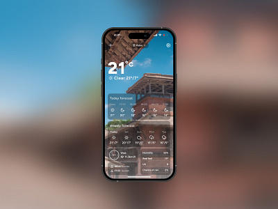 Daily UI #24 - Weather App ui