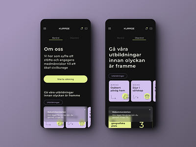 UI Design, Safety App app app design branding dark mode dark theme digital design graphic design information cards logo navigator product design ui ux